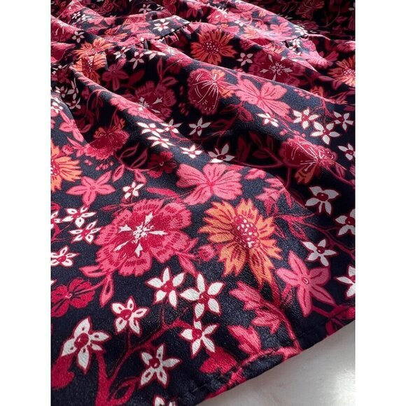 New Chelsea28 Size 2 Floral Print Halter Neck Midi Dress - Picture 10 of 13